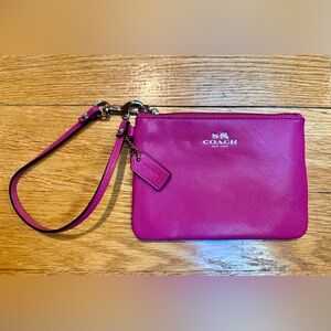 Coach Pink Wristlet